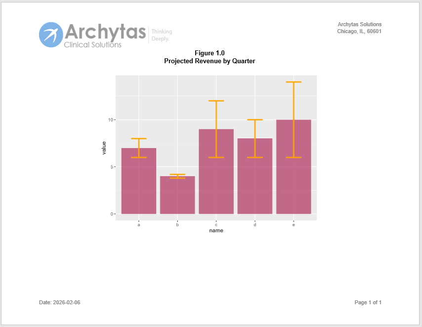 Image in page header