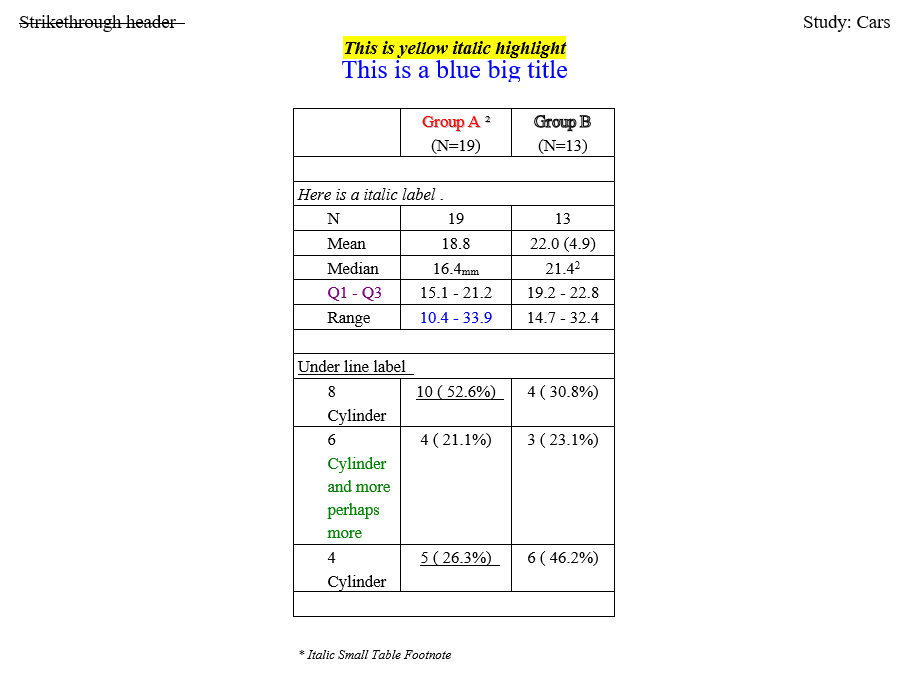 Example image A